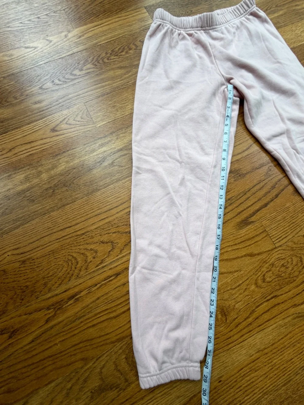 Katie J NYC Pink Sweatpants Size L Cozy Joggers Lounge Athleisure - Picture 7 of 9